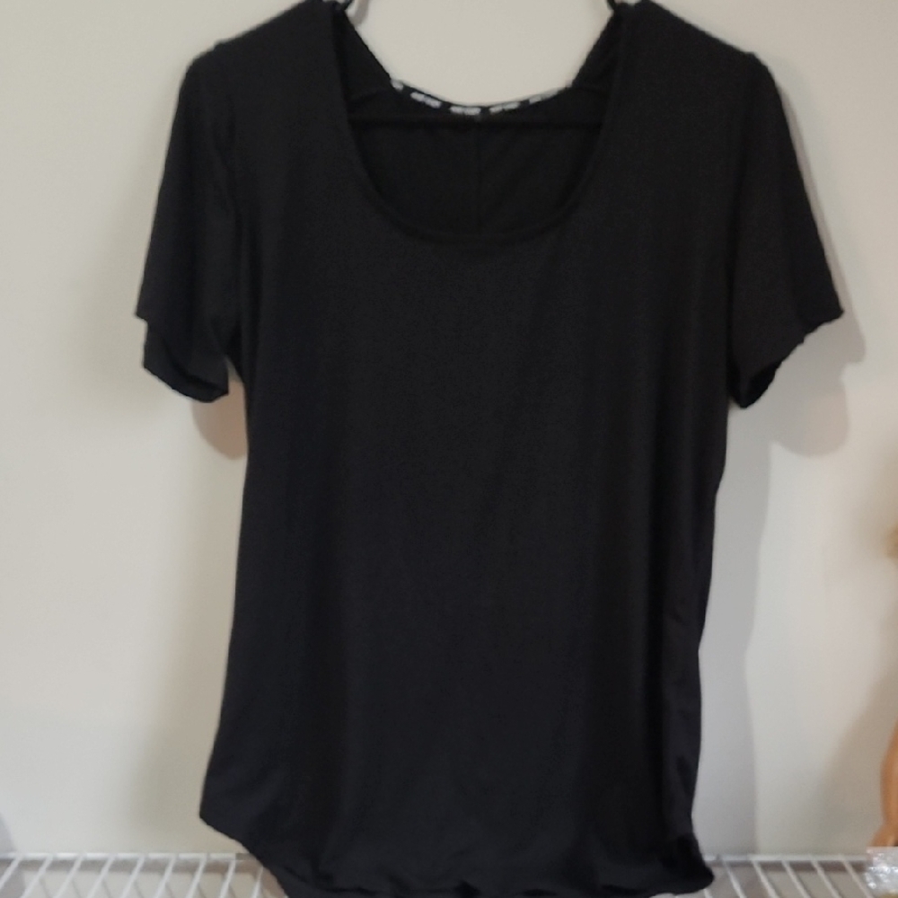 Elegant Black Short Sleeve Top